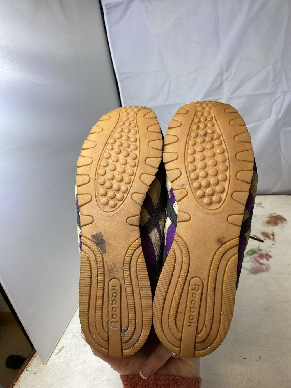 Reebok Sneakers Classic Alicia Keys Nylon Women’s Sz 8.5M - Picture 4 of 9